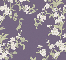 Фиолетовые обои с цветами Loymina Satori II ST 021
